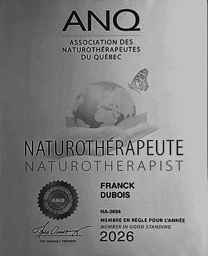 Franck Dubois dirigeant de 1001pieds ™ Val-morin et l'association des Naturothérapeutes du Québec